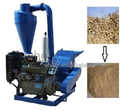 China 2017 Multifunctional Corn Mill Supply Wood Chip Straw Animal Feed Crusher and Mixer Hammer Mill for sale