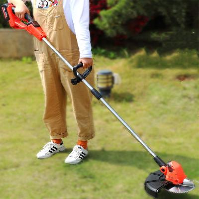 China Anti-skid Portable Lithium Brush Cutter Household Electric Grass Trimmer Weed Trimmer for sale