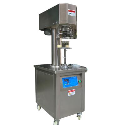 China JYD TDJ-160 Food Factory Price Semi Automatic Tinplate Machine Tin Bear Soda Aluminum Can Sealing Capping Machine for sale