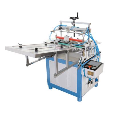 China Full automatic food carton paper core labeling machine paper hot melt tube labeling machine Te koop