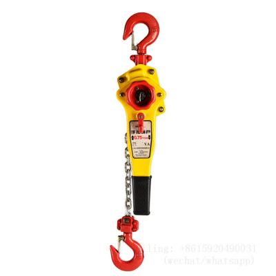 China Stores Mini Lever Chain Block Hoist 0.5T building material manual hoist 3 ton lever chain pulley block ratchet lever hoist for sale