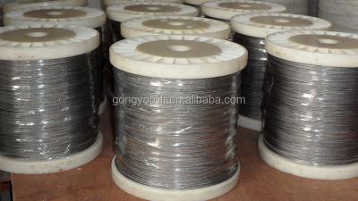 China Hot Sale 6*7 Construction Wire Rope, PVC Coated Steel Cable, Galvanized Steel Wire Rope for sale