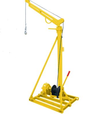 China 100-400KG Mini Crane Capacity Outdoor Lifting Heavy Duty Crane 380V Voltage Portable Heavy Duty Crane for sale