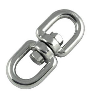 China Healthcare Thumb Swivels Eye-Eye Chain Double Eye Swivels Hooks for sale