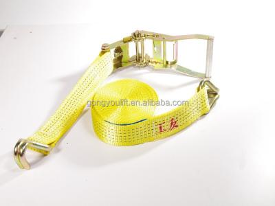 China Nylon Trailer Strap.Ratchet tie down. Cargo whipping belt. for sale