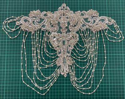 China Wholesale Cheap Flatback Bead Trim Rhinestone Fancy Crystal Applique For Headband for sale