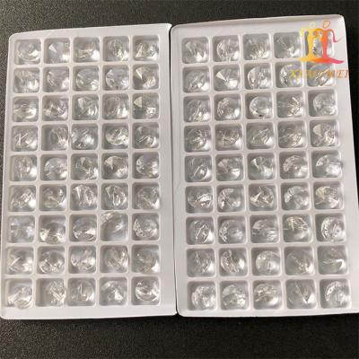 China 10 Mm Viable Wholesale Clear Glass Button For Dress for sale