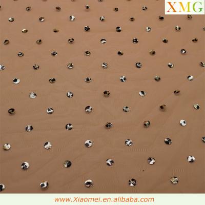 China Wholesale Cheap Printed Dress Gold Dot Bronzing Fancy Tulle Fabric For Dress for sale