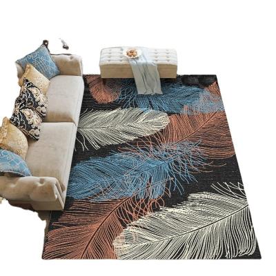 China Modern Minimalist Geometric Pattern Study Bedside Eco-friendly.anti-slip.fireproof Thickening Mat Living Room Carpet Simple Light Carpet Carpetbrush Luxury Covers for sale