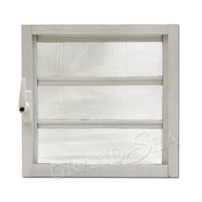 China Swing Tempered Glass Shutter Exterior Windows Canopy Aluminum Glass Window With Mosquito Net for sale