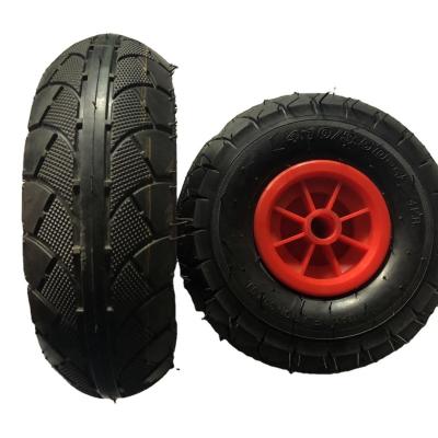 China Machinery Repair Shops 10X3.00-4 Wheel 260x85 Pneumatic Rubber Wheel 3.00x4 Pneumatic Rubber Wheels for sale