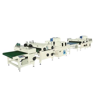 China Hotels Coating Machine UV High Gloss Coating Production Line For MDF Melamine Board for sale