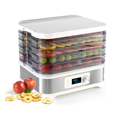 China Electric Household Fast Food Dryer Household Food Dehydrator Stainless Steel Drying Machine Air Dryer Drying Fruit Meat Fruit for sale