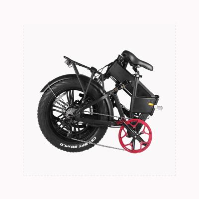 China Hot sale 750w 48v aluminum motor kits 17.5ah lithium battery 20 inch foldable electric bicycle e bike for sale