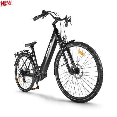 China Custom Aluminum Alloy OEM 28 Inch 36V 250W Bafang Mid Drive City Moped Road Electric Bike 700C Mid Motor Ebike for sale