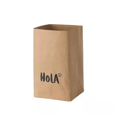 China Wholesale Recyclable Paper Bags Custom Printing / Custom Logo Paper Bag / Paper Food Bag for sale