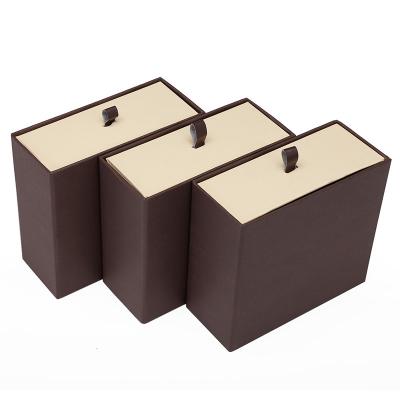 China Recyclable Drawer Box / Universal Pull Belt Box Business Gift Global Package Paper Box / Shop Belt Box for sale