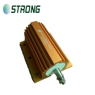 China Small volume and high power small volume Rx24 500W 100W Shell Gold Wirewound Aluminum Resistor for sale