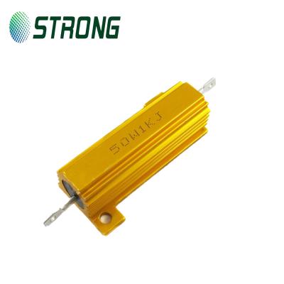 China High Power Small Volume Rx24 7.5W 12.5W Shell Small Aluminum Wire Resistor for sale