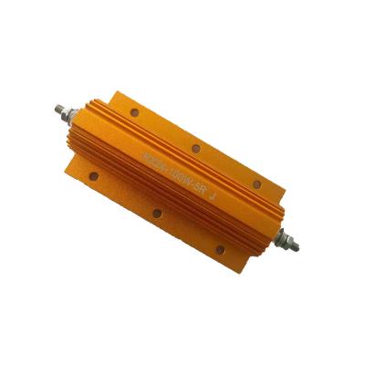 China Small Volume And High Power Good Heatsink Rx24 150W 300W Metal Shell Wire Resistor for sale