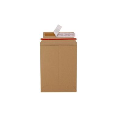 China Eco-Friend Self Seal Custom Packing Brown Hard Cardboard Kraft Paper Envelope Mailer A4 Envelopes for sale