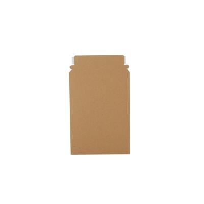 China Eco-Friend Customized Printed Paper Kraft Document Ads Stay Flats Cardboard Envelope for sale