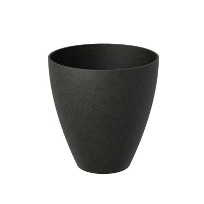 China Pioneera Durable 14cm Modern Plant Pot For Home Decorative Modern Indoor Rice Hull Fiber Plant Eco Flower Pot Plant Pots for sale