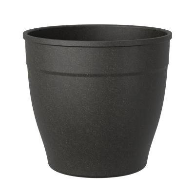 China Pioneera Decorative Flower Pots Durable 21cm Plant Pots Eco-friendly Fiber Husk Modern Rice Indoor And Outdoor Plant Pots for sale