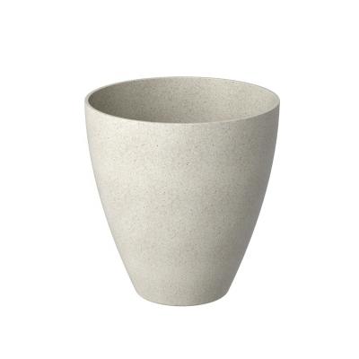 China Pioneera Wholesale 14cm Flower Pot Eco Plant Fiber Flower Pot Modern Decorative Home Indoor Outdoor Plant Pot for sale