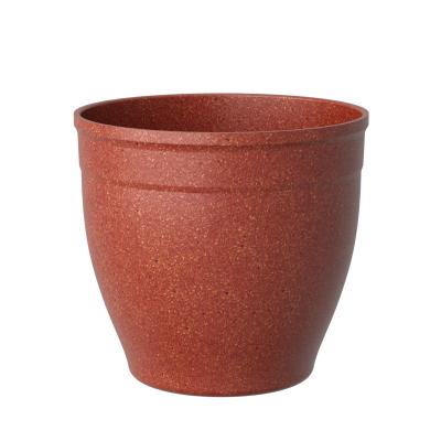 China Hot Selling Modern Decorative Modern Indoor Outdoor Flower Pots Plant Pots Eco-friendly Pioneera Fiber Husk Rice Plant Pots for sale