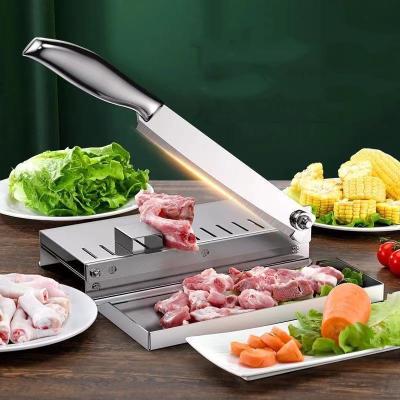 China High Efficiency Viable Multifunction Tabletop Korea Mincer Slicer Lamb Beef Block Fresh Frozen Frozen Dicer for sale