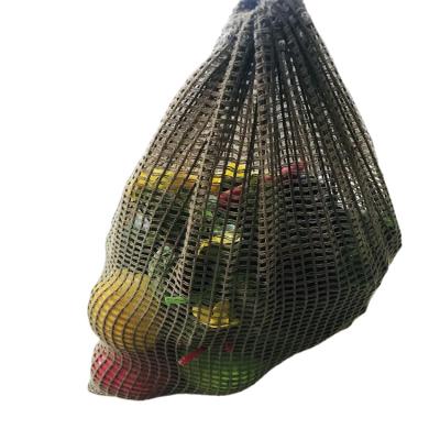 China Tianbin Recyclable Reusable Mesh Bags For Fruit Recyclable Mesh Bag Fabric Packaging Bag for sale