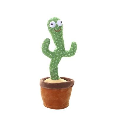 China Plush Toy ENJOY Tik Tok Hot Selling Plush Recording Funny Electronic Shake Cactus Talking Bustle Dancing Toy for sale