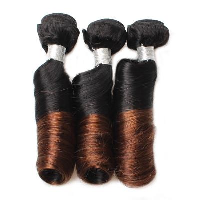 China Hot Sale Loose Deep Wave Color Ombre Hair Luxury Brown Honey Blonde Honey Blonde Crochet Blonde Hair Extensions Bundles for sale