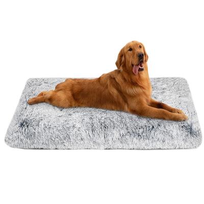 China Dog Warming Soothing Cat Cushion Winter Soft Pet Bed Mat Plush Pet Bed Dog Sleep Protection Eco-friendly for sale