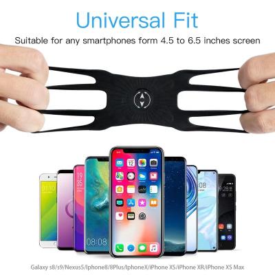 China Rotatable Phone Strap Sports Wristband Cell Phone Holder with 2 Pockets Running Armband for sale