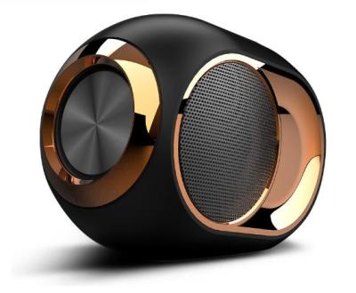 China Portable Wireless High-end Stereo DB Speaker108 Mini Little Golden Egg Speaker Amazon Gold Egg Shape Loudspeaker Radio Desktop Speaker for sale