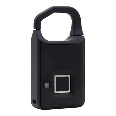 China USB Charge: Built-in Portable Smart Biometric Fingerprint Lock 80mAh Protection Smart Fingerprint Lock for Luggage Electronic Fingerprint Padlock for sale