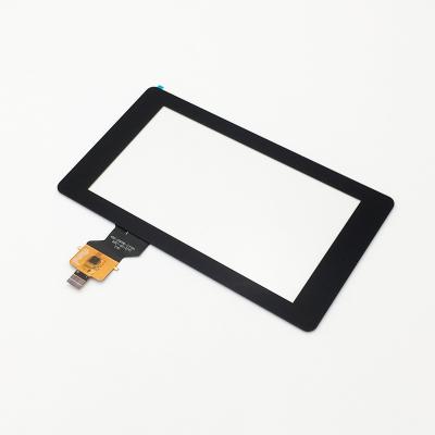 China Transparent multi touch capacitive touch screen glass panel 5 for LCD display screen lens for sale