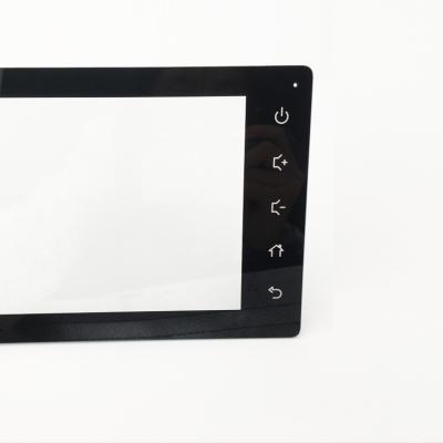 China OEM size custom product screen touch overlays front panel with certificate for sale