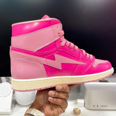 China Fashion Trend Famous Custom Brand Basketball Shoes Good Quality Men Shoes From AJ Custom-Shoe-Manufacturers for sale