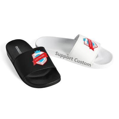 China Cushioning Slippers Custom Made Custom Printed Slide-on Slippers Fashion Beach Slippers Unisex Slide Sandals New Custom Printed Slipper for sale