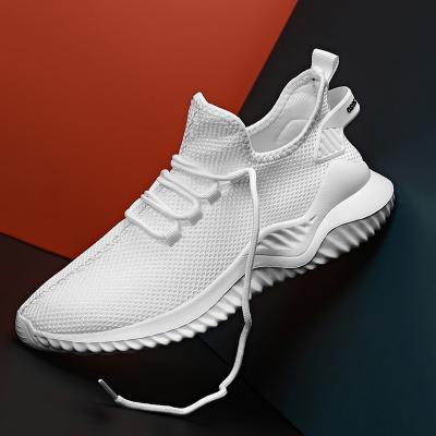 China Custom round high quality cheap lightweight breathable mesh upper mens sports shoes men sneakers mujer de zapatillas for sale