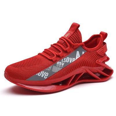 China Male Luxury Trainer Fashion Loafers Running Outdoor Sports Shoes Mens Cavity Sneakers Round Bright Soles Shoes For Men for sale