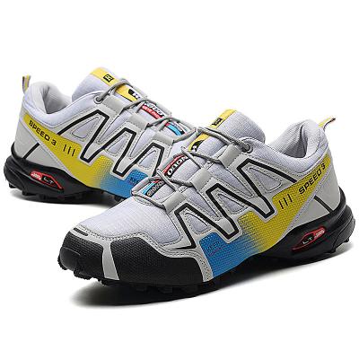 China Fashion trend outdoor shoes hiking Salamon men's factory price wholesale custom waterproof hiking shoes for climbing fluorescence for sale