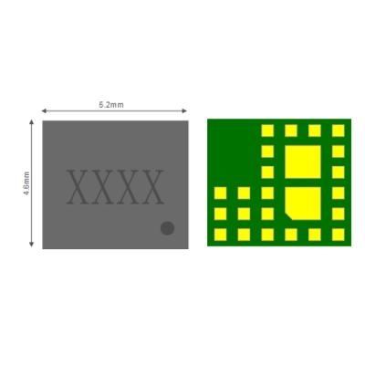 China MESH; Ultra-small 2.4G nRF52810 PTR5612 (5.2mmx4.6mm) IOT module for sale