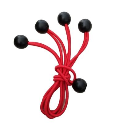 China Uses for fixing elastic rubber scaffold cover toggle link bungee cord with ball for sale