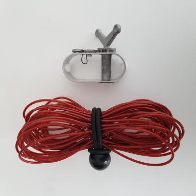 China Rope Tension Ratchet Over Ground Rugged Plastic Coated Steel Cable Wire Rope Pool Tension Cover for sale