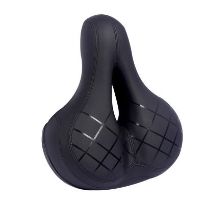 China Hollow Bicycle Saddle Big Cushion Butt End Bicycle Saddle Soft Reflective Soft And Resilient Accessories Shock Absorption for sale