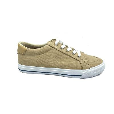 China Custom Made Fashion Trend Women's Outdoor Sport Walking Canvas Shoes Tan Canvas Shoes Breathable Anti-skid for sale